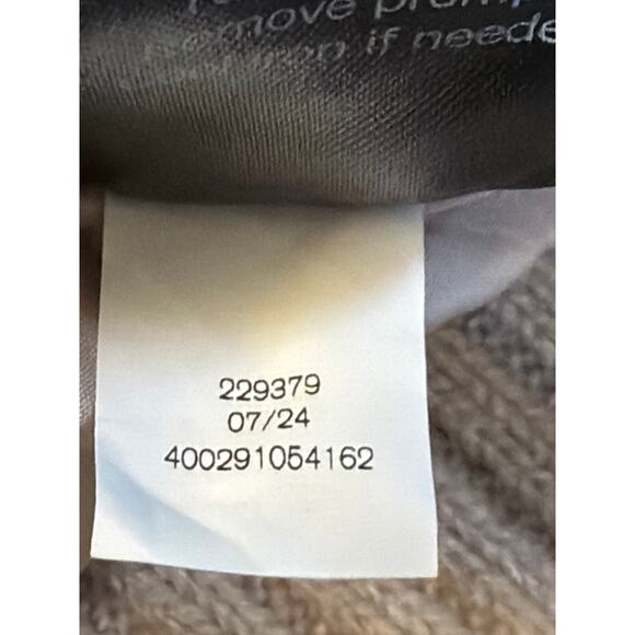 Simply Vera Wang Puffer Jacket w/ Sweater Accents Tan Womens LG - Picture 9 of 9